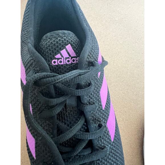 Adidas Black with Pink Stripes Court Control Flash Tennis Sneaker Shoes Sz 10 - Picture 10 of 11